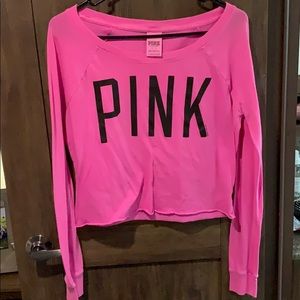 Victoria secret/ PINK long sleeve crop top